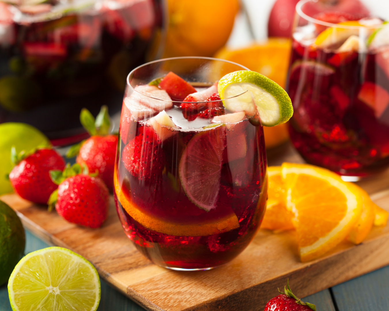 sangria in a glass